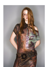 2025 Spring/Summer New Botanical Printed Loose Dresses