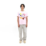 ステッカーパックTシャツ (PINK)