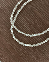 5 mm ツーラインレイヤードロングパールネックレス