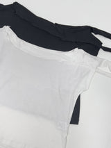 Wave Tie Boat Neck Short Sleeve T-shirt