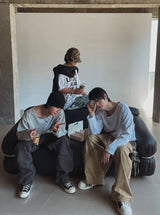 [1+1] ヌーク ベーシック Uネック ロングスリーブ Tシャツ