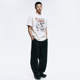 ラウディーズベースボールTシャツ_オートミール