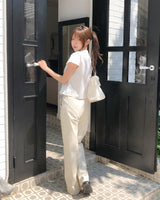 Enne Dot Ribbon Pintuck Blouse