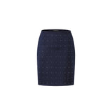 French Terry Hot Piece Skirt (Navy)