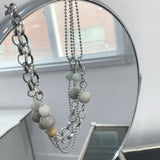 Mild Cotten Ball Chain Necklace