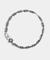 スリムパターンチェーンブレスレット (925 silver)