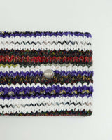 Stripe knit Hairband - Black