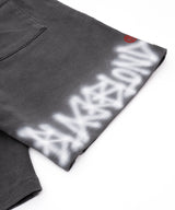 BBDチャオズパッチピグメントスウェットショーツ (Charcoal)