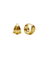 [925 silver] Deux.silver.201 / ミニコートピアス (ゴールド)
