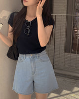 Jeune デニムショーツ