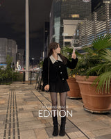 【MADE】Pleated Wool Mini Skirt