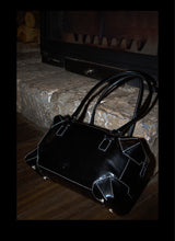 “DOLAT-ABAD” Suede Bowling Bag