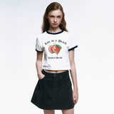 ライフイズアピーチクロップリンがーTシャツ_ホワイト