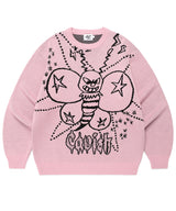 HONEY BEE KNIT SWEATER PINK(CV2FSUK600A)