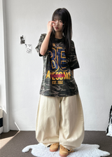 Kari Back Pocket Balloon Cotton Pants 3color
