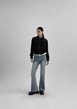 [B-DENIM] ロースリムブーツカット 037
