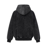 Aerin Washed Seam Zip Hoodi