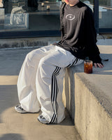 Face Track Line Snap Pants