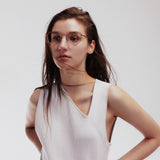 Knouun Round titanium glasses CODE. 102. B Sizzy Gold