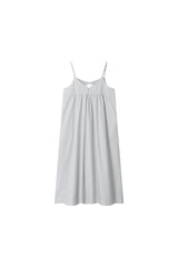 レイヤードスリーブレスロングドレス (LIGHT GREY)