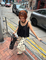 Youth Pumpkin Balloon Bustier Blouse