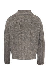 Ribbed Shawl Cardigan