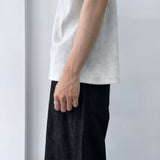 Faded Henley Short Sleeve Tee