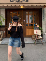 [MADE] Fittney Summer Off-Shoulder Knit