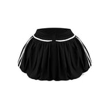 #TS1201 Elastic fit number strap top (2colors)
