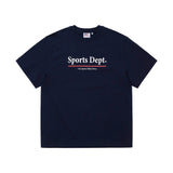 スポーツデプトラインロゴTシャツ - ネイビー