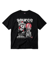 LB Santa Source Washed Tee (Black)