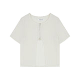 Two way Zip Cardigan Ivory