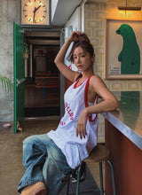 Rich Club Loose Color Matching Sleeveless