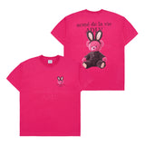 [24SS] ラビットベアドールロゴ半袖Tシャツ PINK