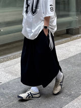 トラックロングスカートパンツ