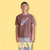 スケートボードリンガーTシャツ