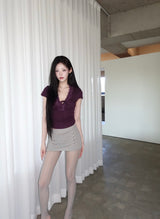 Romantic Lace Trim Tee