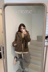 ダークブラウンプードルファージャケット