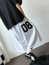 Ari Number Patch Bermuda Shorts 4color