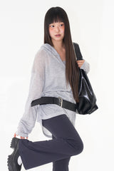 Bold leather belt