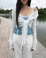 Needs Tie Bolero Cardigan