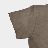 Kato Henley Neck Slub Short Sleeve T-shirt