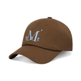 MUCENT SIGNATURE BALL CAP (Brown (Blue logo))