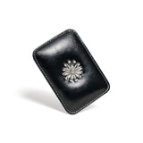 Daisy Slim Mini Transportation Card Wallet Black