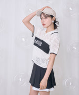 UNISEX フェネックワッペンピアスキャップ ベージュ