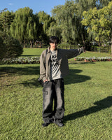 Baren Dart Wide Cargo Jeans