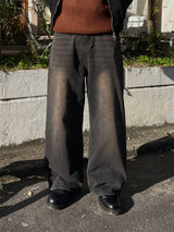 Zenith Thin Black Denim Pants (S / M / L)