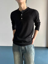 Lau Golji Henley Neck Long Sleeve 3C