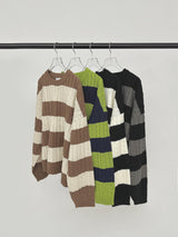 LMN ブティルーズフィットツイストドーナッツクラッカーニットウェア(4 colors)