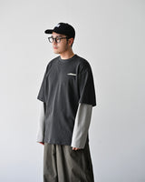 オン ドローイング レイヤード ロングスリーブ Tシャツ